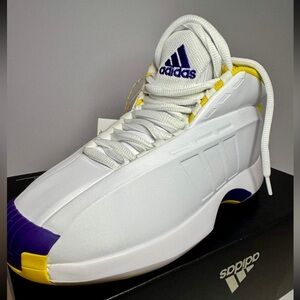 Adidas Crazy 1 “Lakers Home” 2022 Basketball Tennis Shoe Sneakers NWT Sz 8